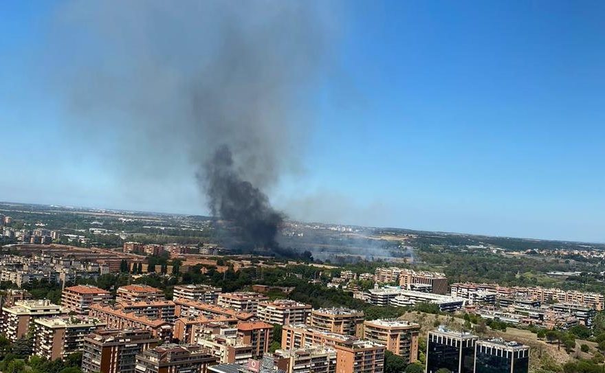 Incendi a Roma oggi in tempo reale